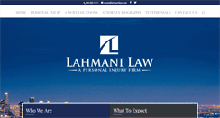 Desktop Screenshot of lahmanilaw.com