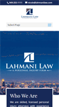 Mobile Screenshot of lahmanilaw.com